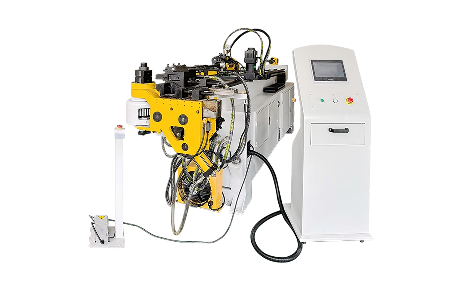 Mesin Lentur Tiub Automatik Sepenuhnya Siri S CNC dengan Fungsi Simulasi Pilihan Mesin Lentur Tiub Automatik Sepenuhnya Siri S CNC dengan Fungsi Simulasi Pilihan