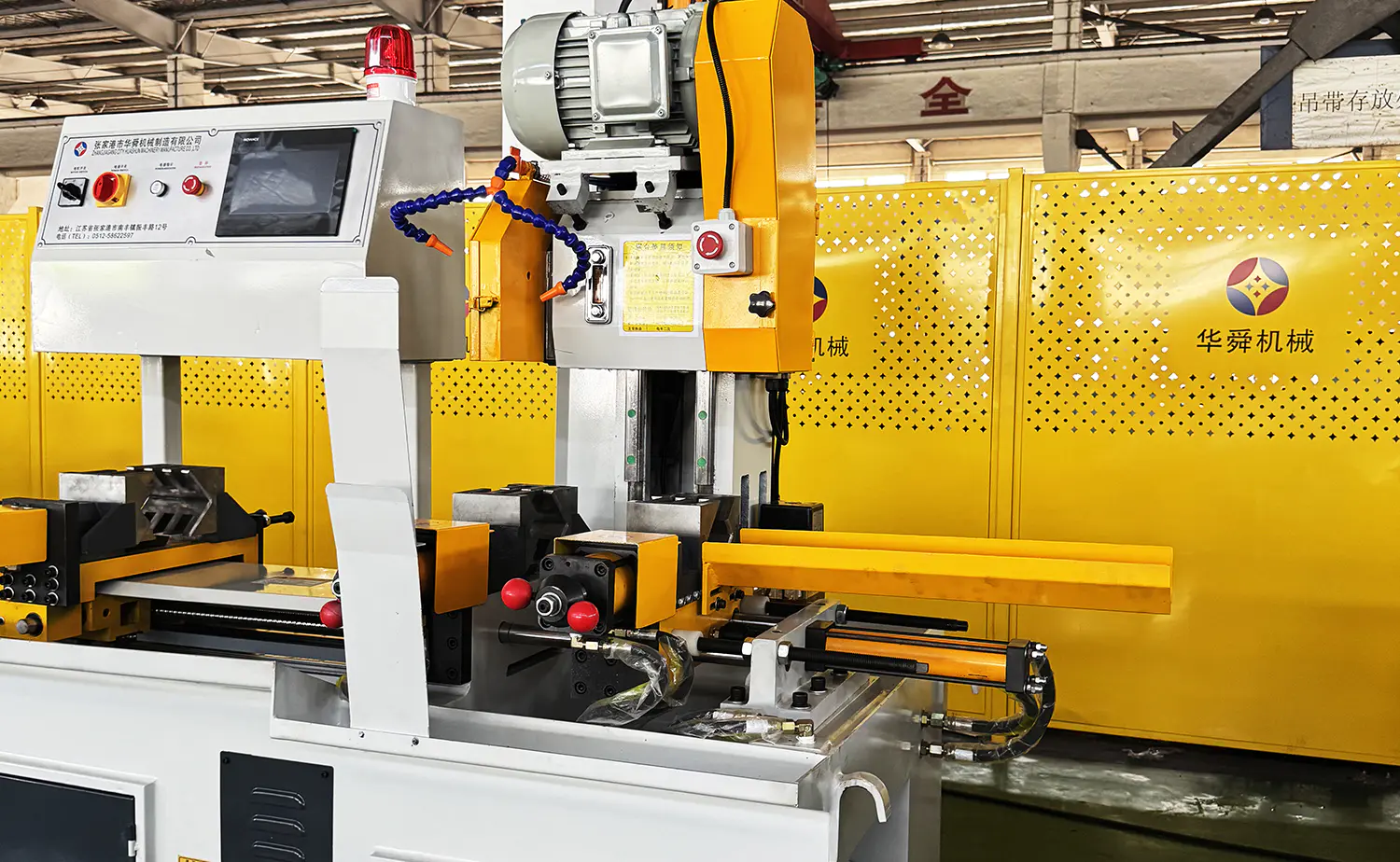 Mesin Pemotong Tiub Penyuapan Servo Automatik Siri CNC