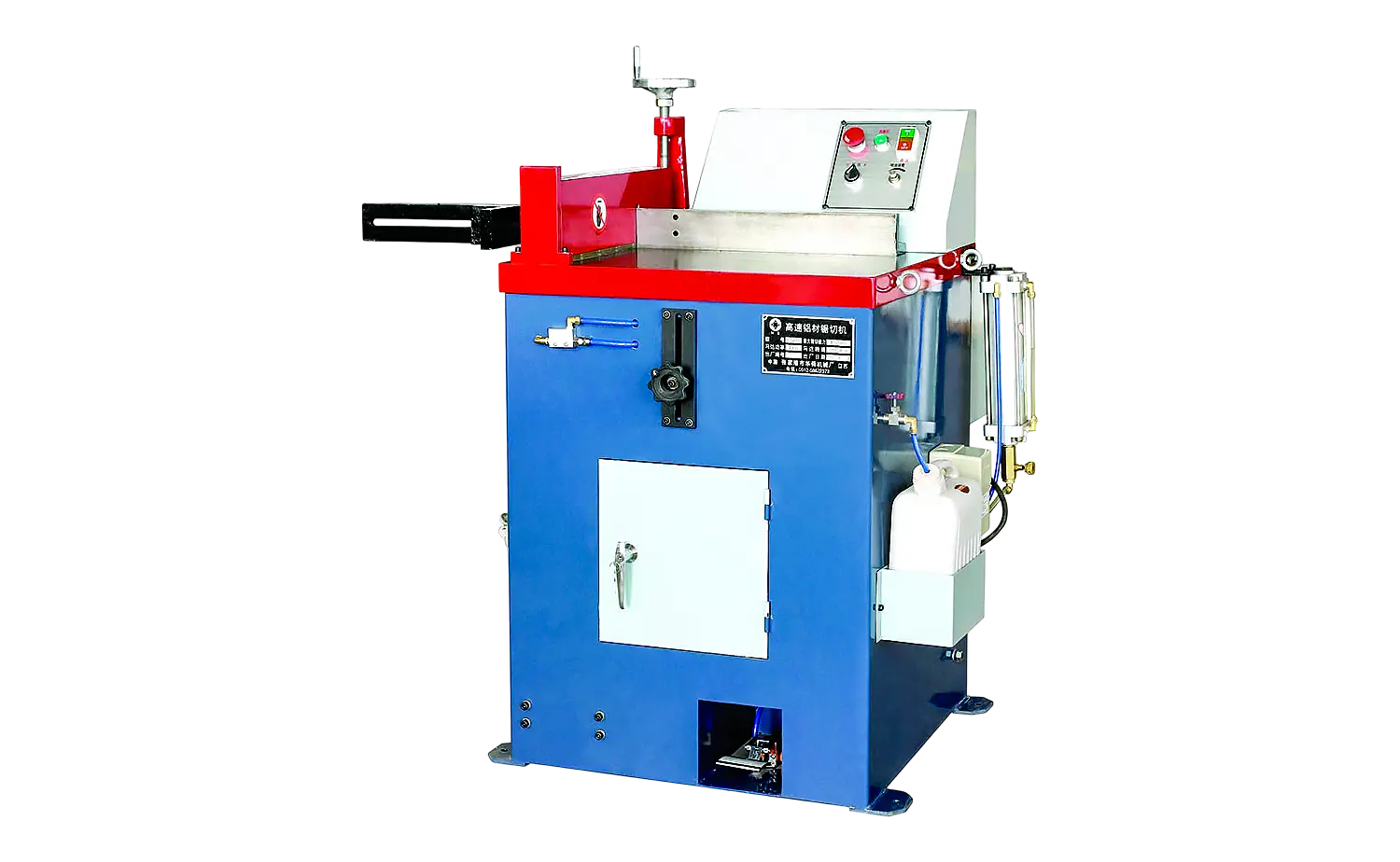 Mesin Pemotong Aluminium Separa Automatik ES455 dengan Fungsi Pemotong Sudut