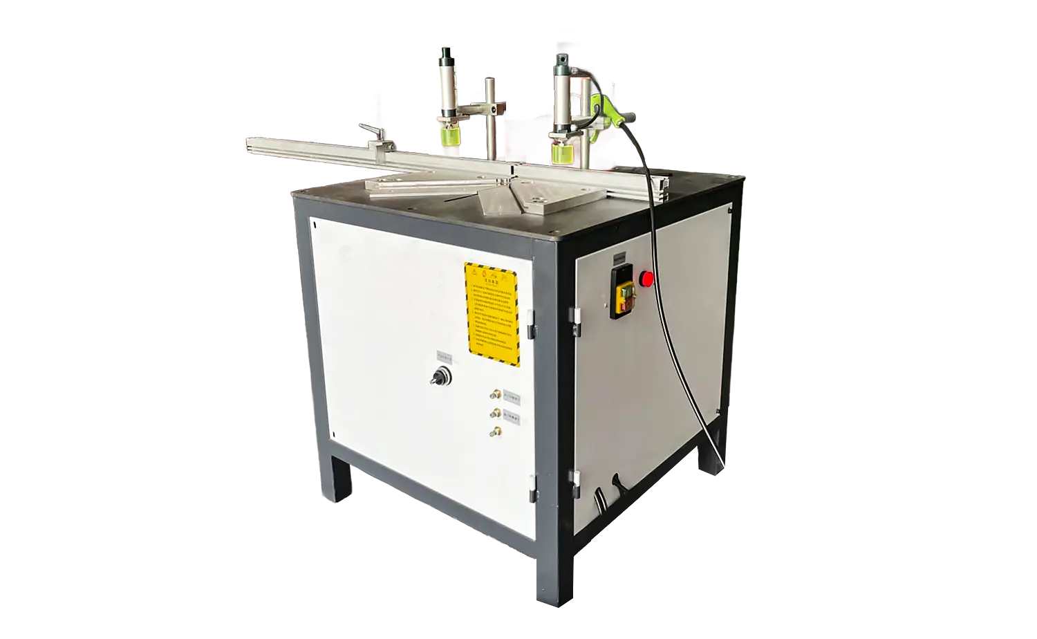 Mesin Pemotong Tiub Aluminium Separa Automatik ES500 dengan Fungsi Pemotong Sudut