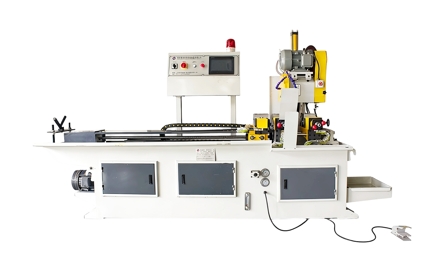 Mesin Pemotong Tiub Penyuapan Servo Automatik Siri CNC